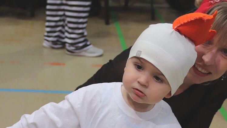 ESC-Kinderfasching in der Höchstadter Aischtalhalle.  Foto: Johanna Blum