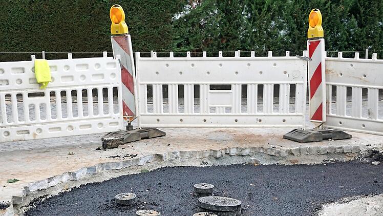 In Sachen Wasserwirtschaft tut sich aktuell so einiges in Zapfendorf - hier der Blick auf eine aktuelle Baustelle. Foto: Johannes Michel