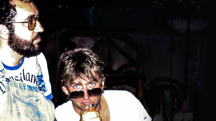 Jonas Porst (l.) und Extrabreit-Bassist Wolfgang Jäger Fotos: Peter Meyer