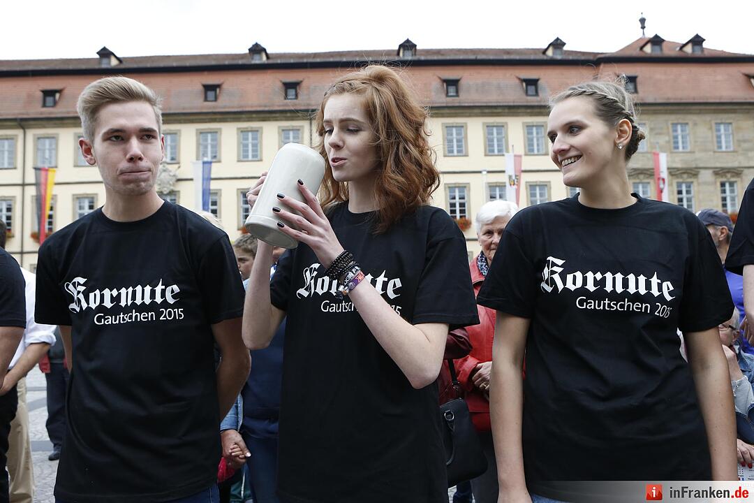 Gautschfeier 2015 der Mediengruppe Oberfranken in Bamberg