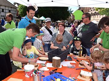 Nat&uuml;rlich gab es auch f&uuml;r die Kinder beim Main-Garten-Tag jede Menge Entfaltungsm&ouml;glichkeiten.
