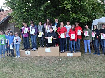 Die Sieger des Kaninhop-Turniers. Foto: Doris Weidner