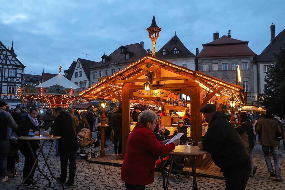Der Forchheimer Weihnachtsmarkt ist eröffnet