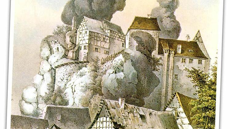 Lithografie von Theodor Rotbart nach einer Zeichnung von Carl Käppel um 1850