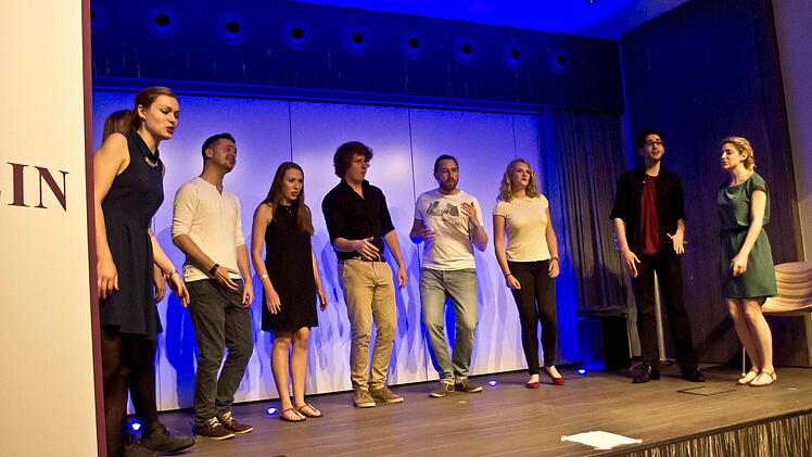 Das Würzburger Vokalensemble "Room4Rent" gastierte in Coburg.Foto: Jochen Berger