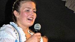 Michaela Grießhammer sang ein Loblied auf die Harsdorfer Vereine.
