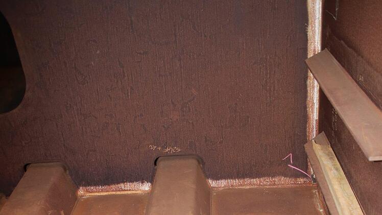 Blick auf die Brückenbaustelle in Untersteinach. Foto: Jürgen Gärtner