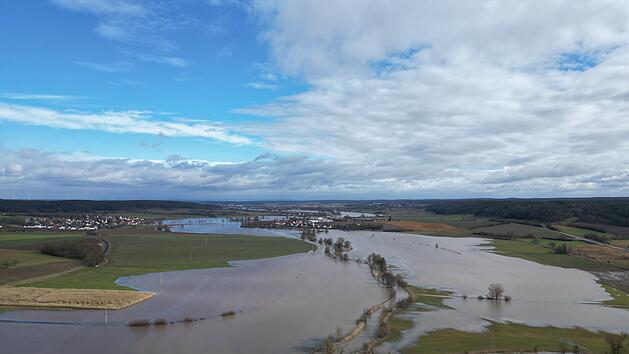 Weitere Hochwasserwarnungen in Mittelfranken: Meldestufe 3 erreicht