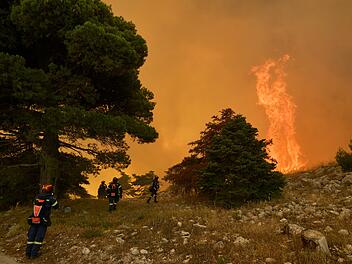 Waldbr&auml;nde in Griechenland - zwei Tote nach Feuer auf Salamis