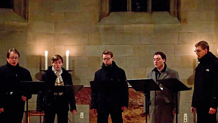 Das "Ensemble Nobiles" gastierte in St. Augustin (von links): Christian Pohlers, Paul Heller, Felix Hübner, Lukas Lomtscher und Lucas Heller. Foto: Jochen Berger