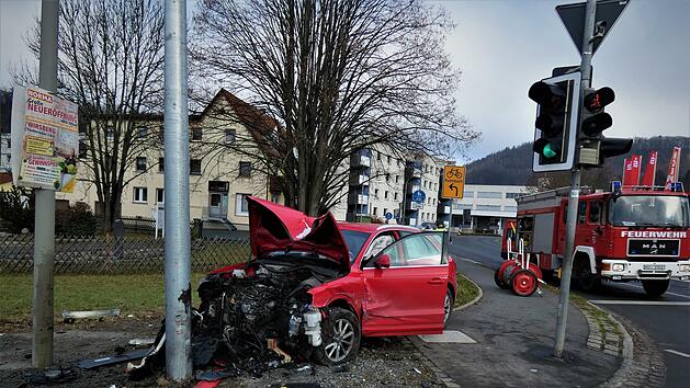 Die &Uuml;berquerung der B303 bei Wirsberg war ein Unfallschwerpunkt - bis diverse Stellen Ma&szlig;nahmen ergriffen haben.
