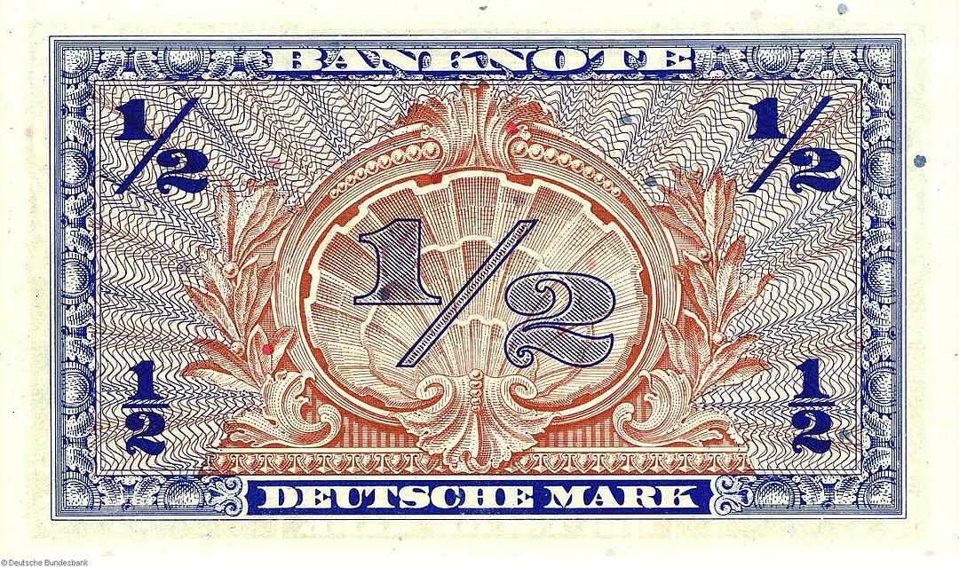 Deutsche Mark - Banknoten im Jahr 1948