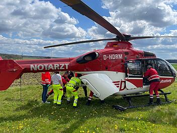 Mann bei Arbeitsunfall schwer verletzt