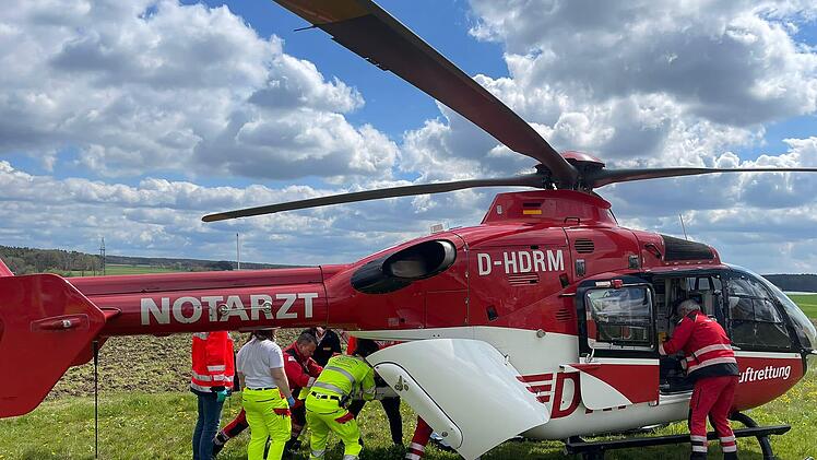 Mann bei Arbeitsunfall schwer verletzt