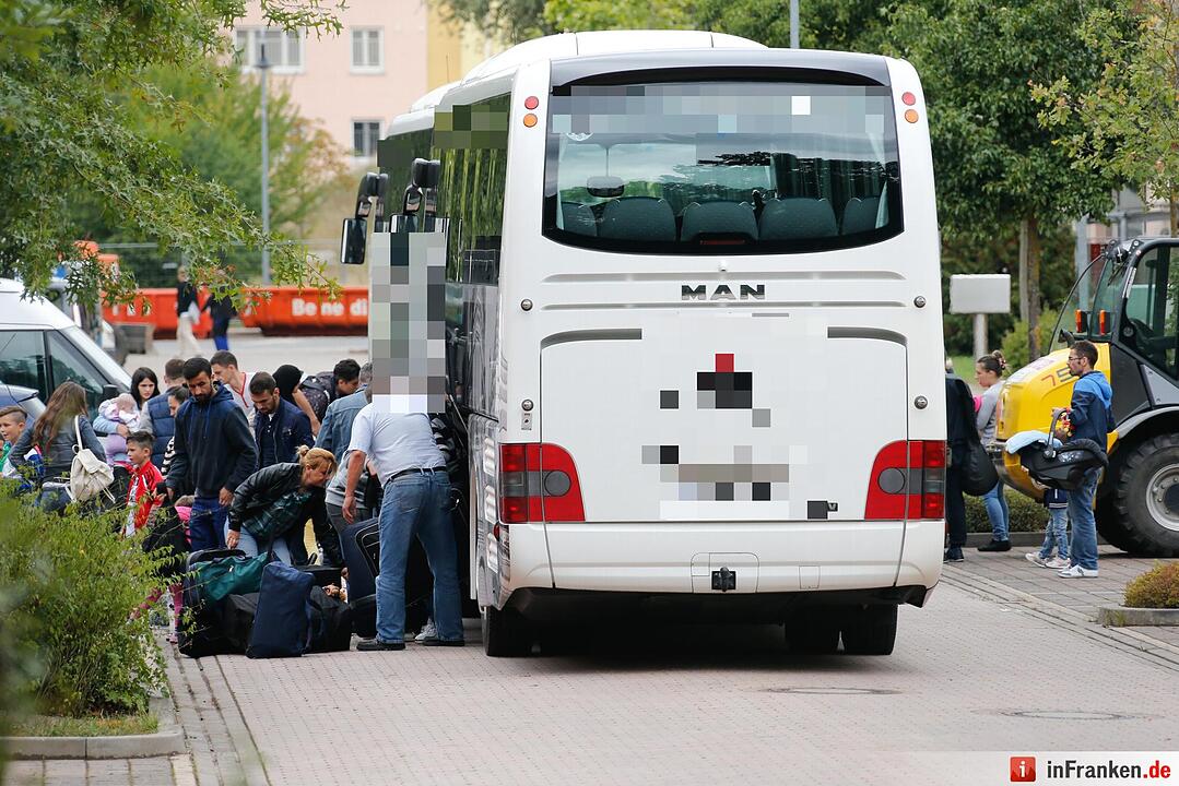 Erste Balkan-Flüchtlinge kommen in Bamberg an