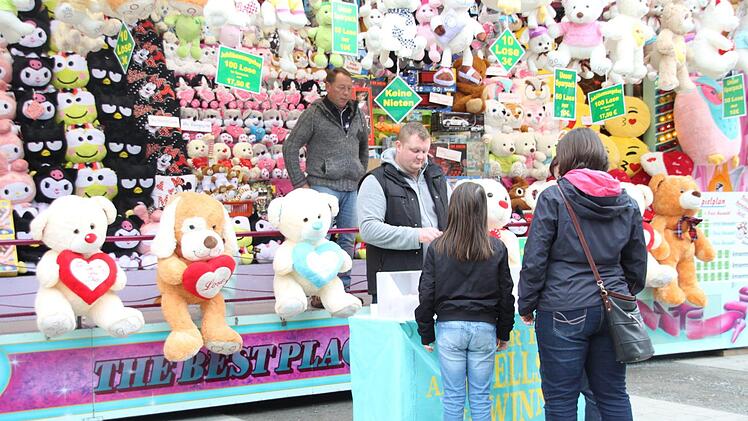Erste Impressionen vom Start des Kulmbacher Volksfests. Foto: Dagmar Besand