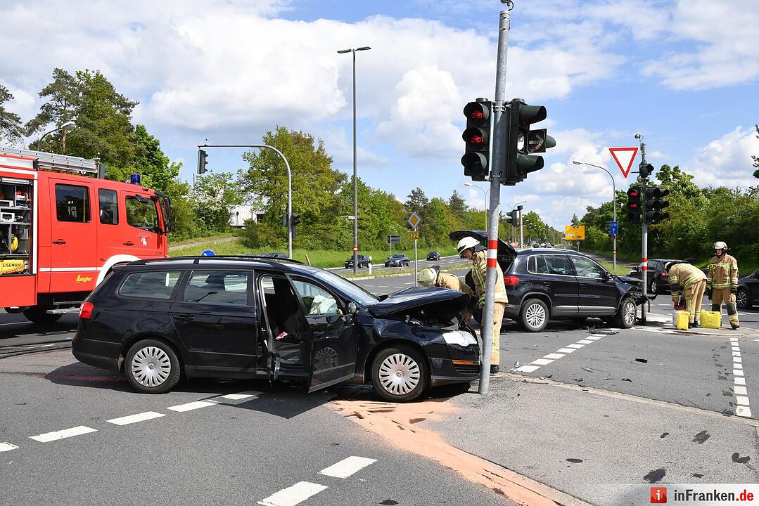 Schwerer Unfall am Berliner Ring in Bamberg
