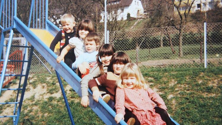 Die ersten Kinder, die aus dem Kindergarten Römershag im Jahr 1978 eingeschult wurden.  Kindergarten Römershag