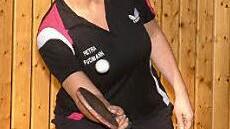 Mit der ausgeglichenen Einzelbilanz von 7:7 im ersten Paarkreuz ist Petra Fugmann vom TSV Steinberg in der Oberfrankenliga die beste Spielerin aus dem Kreis Kronach. Foto: Hans Franz