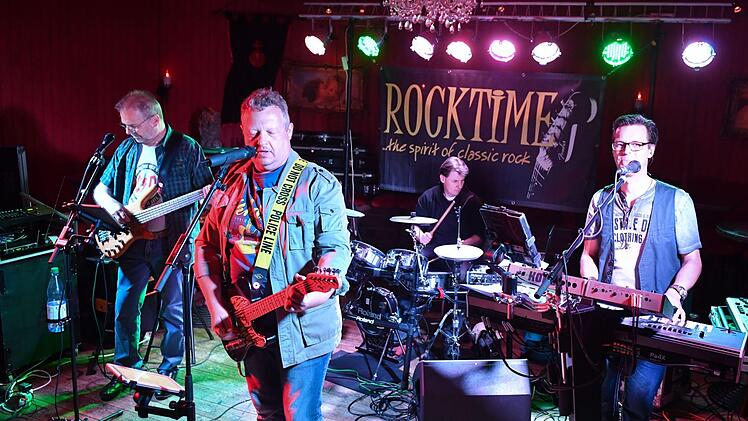 "Rocktime" sorgte für den originalen Siebziger-Sound.Foto: Ronald Rinklef