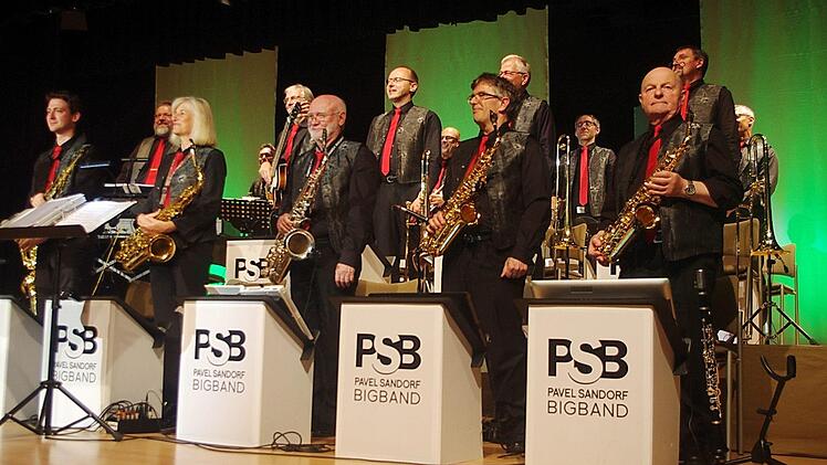 Die Pavel-Sandorf-Big-Band Foto: Heike Schülein