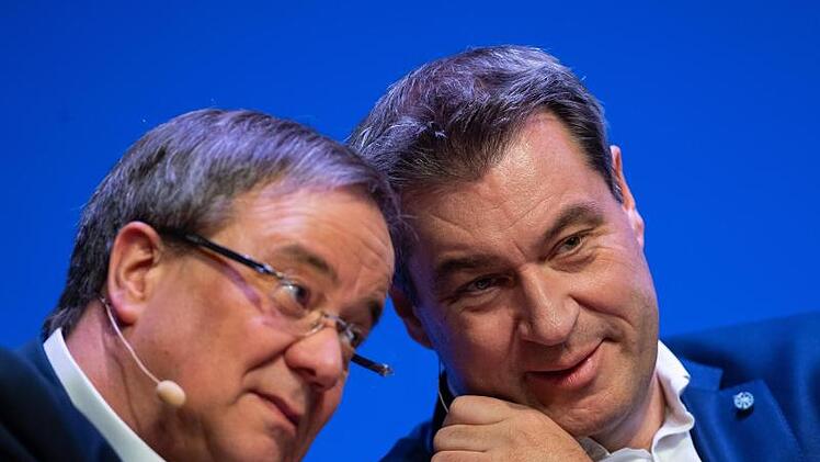 S&ouml;der stellt Laschet-Biografie in Berlin vor