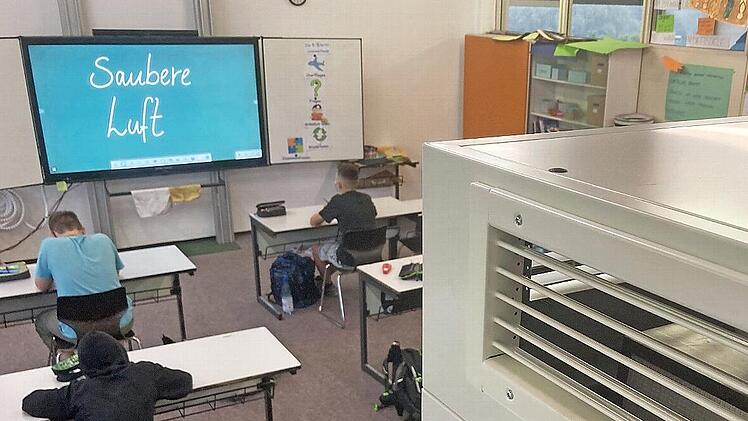 Filter sollen in Schulen für saubere Luft sorgen.