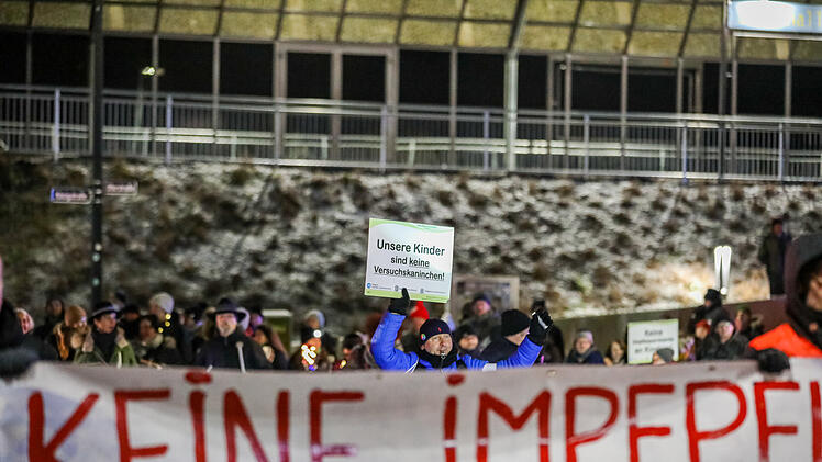 Corona-Protest in Fürth