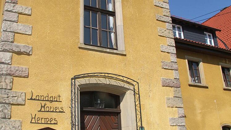 Der Gasthof der Familie Haueis in Hermes.