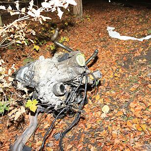 Schwerer Unfall wegen Wildwechsel bei Oberhaid