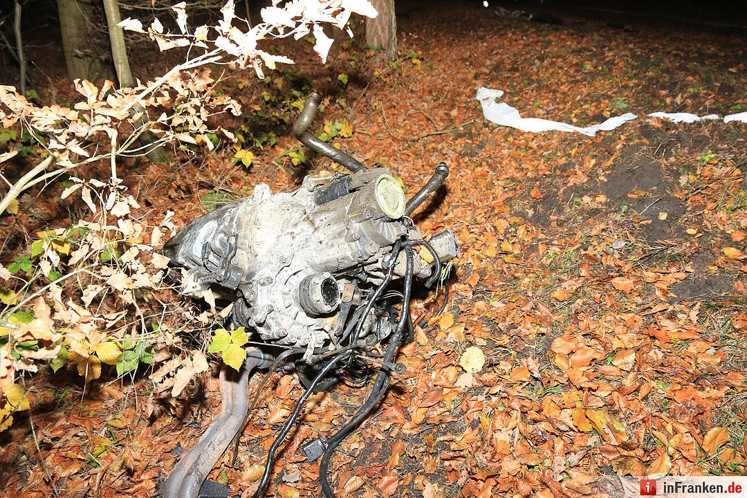 Schwerer Unfall wegen Wildwechsel bei Oberhaid