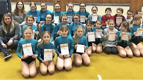 36 Kinder und Jugendliche schafften 2018 das Sportabzeichen.