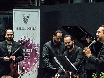 Das Janoska-Ensemble gastierte zum Saison-Auftakt beim Coburger Verein.Foto: Jochen Berger