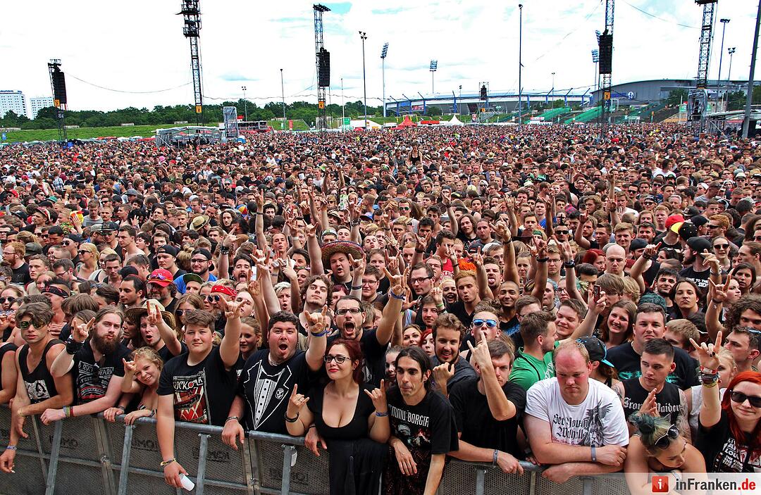 Rock im Park 2016 - Stimmung vor der Centerstage