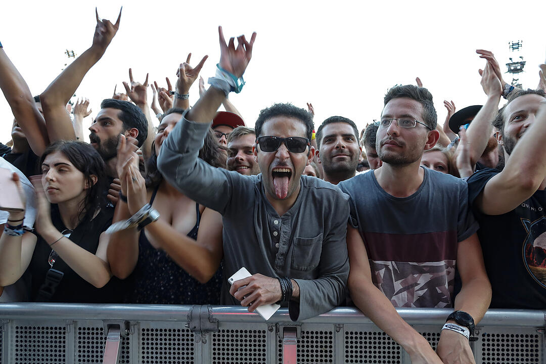 Die Foo Fighters bei Rock im Park 2018.
