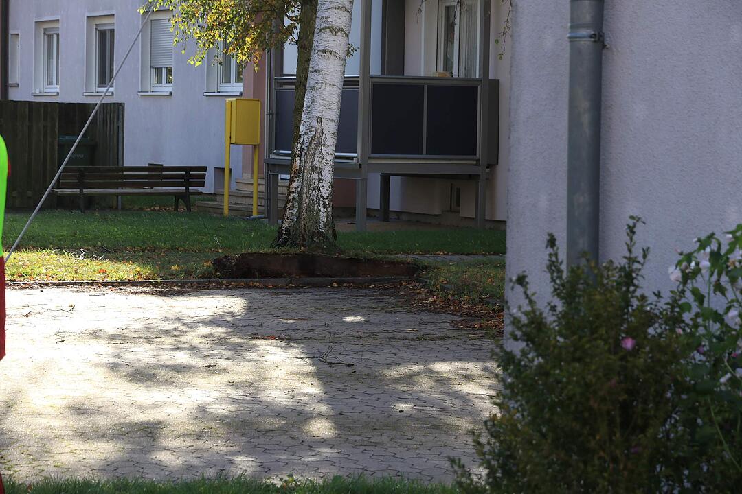 Sturmschäden überall in Franken
