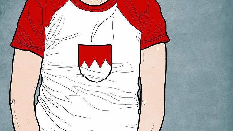 So nicht: Zu viele Franken sprechen oberbayerische Mundart, beklagt ein Würzburger Professor. Grafik: Romina Birzer