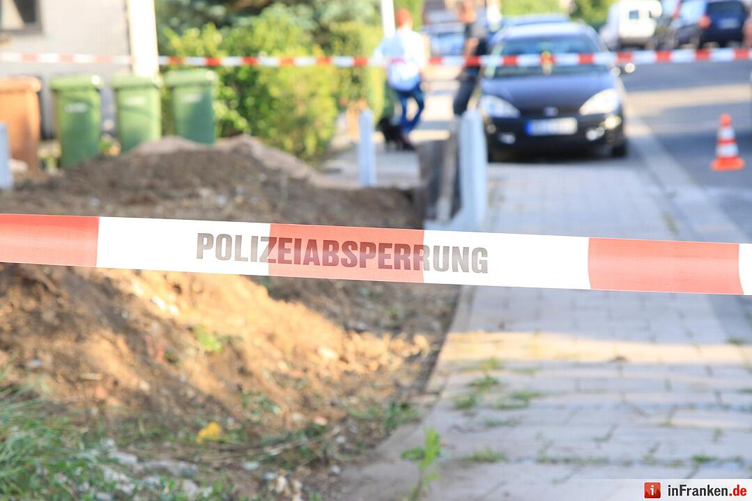 Sprenggranatenfund in Hallstadt