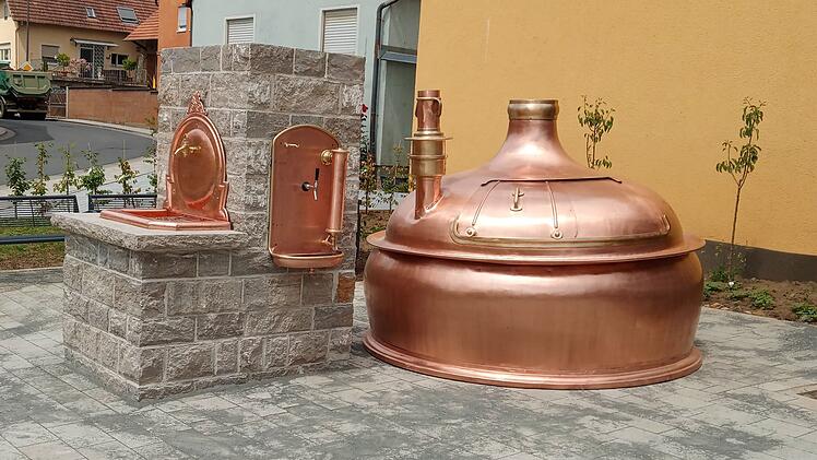 Bier statt Wasser: Besonderer Dorfbrunnen in Krautheim lockt am Samstag