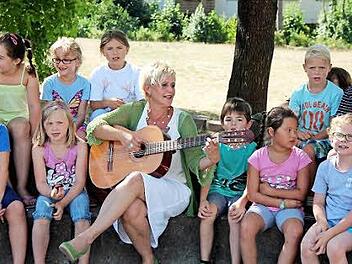 Gabriele Mönius bei ihrer liebsten Arbeit Foto: Johanna Blum