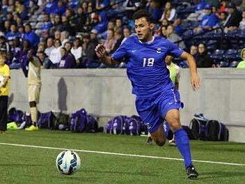 Spiel k&uuml;nftig f&uuml;r das Profi-Team in Dallas: Timo Pitter. Foto: Creighton University