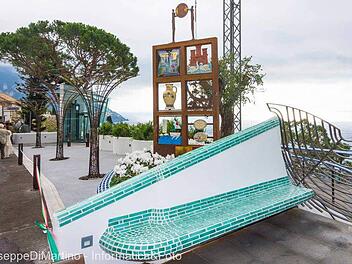 Die Piazza Thurnau in PositanoFoto: Guiseppe Di Martino