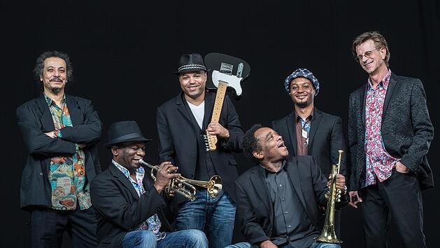 Riddim Posse spielt bei der Summertime in Bad Kissingen.  Foto: Tommy Mardo