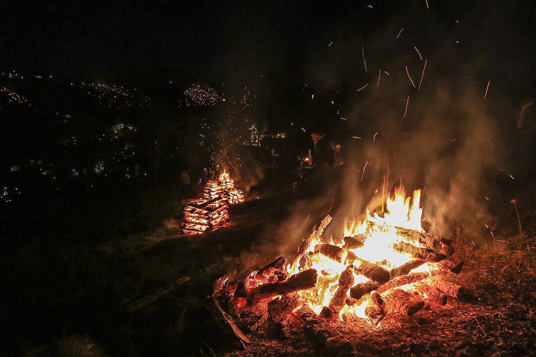 Feuerspektakel in der Fränkischen Schweiz