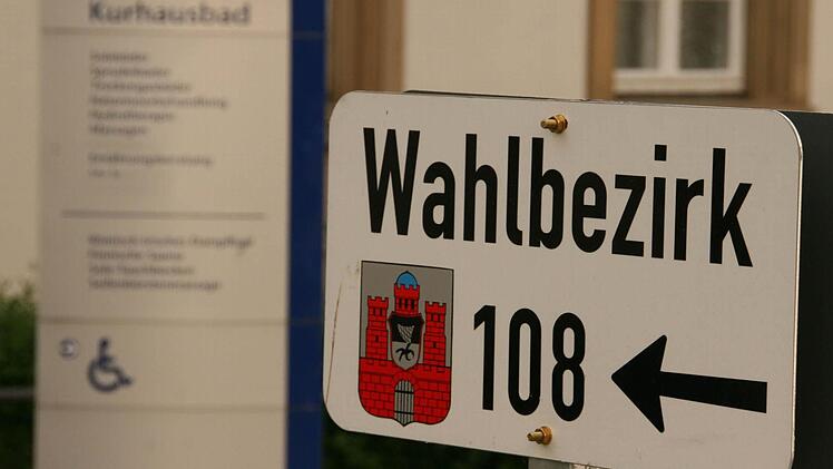 Das Wahllokal 108 - Kurhausbad - hatte am Sonntagvormittag erst mit 36 minütiger Verspätung geöffnet.