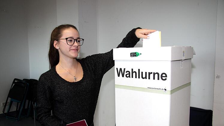 Juniorwahl an der Realschule    Foto: Richard Sänger