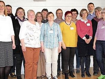 Die Mitglieder des Dekanatsausschusses der Wahlperiode 2019 bis 2025 im evangelischen Dekanat Michelau Fotos: Gerda Völk