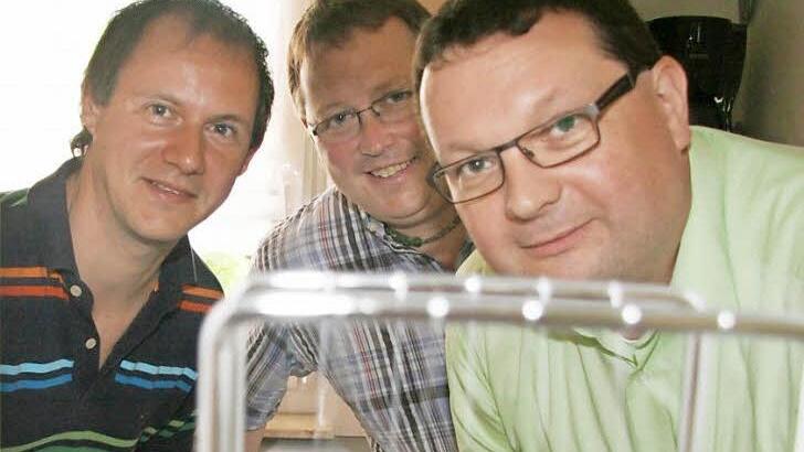 Die CSU Stadtsteinach - hier (von links) die Stadträte Lars Leutheußer, Bernd Kotschenreuther und Klaus Witzgall - möchte den Ball in Sachen 9+2 noch in Bewegung halten. Deshalb stellt sie jetzt einen Antrag, im Schulverbund "Fränkische Linie" nachzuverhandeln. Foto: Sonja Adam