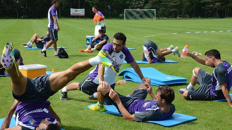 Dehn-Übungen zum Trainingsende.