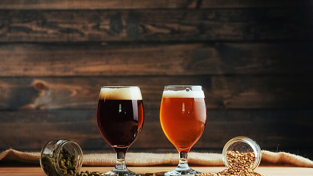 Bier, Dunkelbier, Helles, Bier trinken, Hopfen